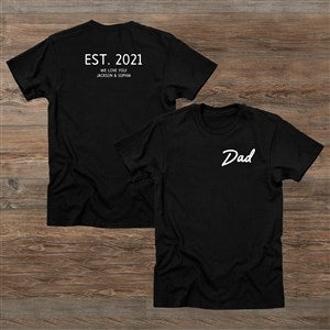 Dad Life Personalized 2-Sided Hanes® Adult T-Shirt - 46837-AT