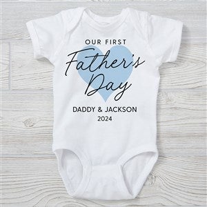 Our First Fathers Day Personalized Baby Bodysuit - 46840-CBB