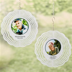 Double Photo Memorial Personalized Wind Spinner - 46876