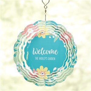Summer Florals Personalized Wind Spinner - 46880