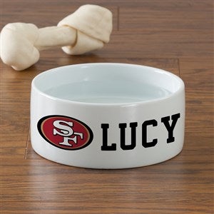 NFL San Francisco 49ers Personalized Dog Bowl- Small - 46933-S