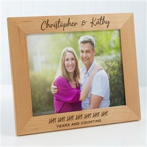 Anniversary Tally Personalized Picture Frame- 8 x 10 - 46974-L