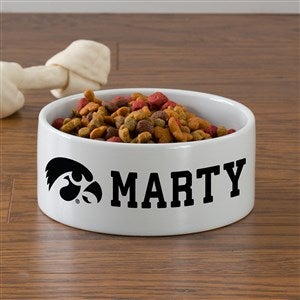 NCAA Iowa Hawkeyes Personalized Dog Bowl- Large - 46984-L