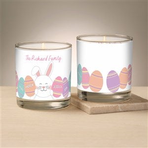 Easter Bunny Love Personalized 8oz Glass Candle - 47007