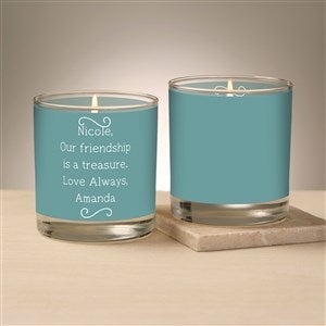 Write Your Own Personalized 8oz Glass Candle - 47030