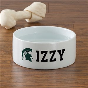 NCAA Michigan State Spartans Personalized Dog Bowl- Small - 47039-S