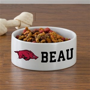 NCAA Arkansas Razorbacks Personalized Dog Bowl- Large - 47042-L