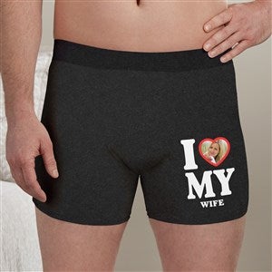 I Heart My....Personalized Photo Boxer Shorts - 47045