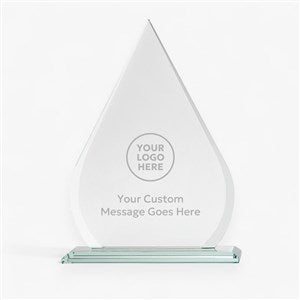 Personalized Logo Tear Drop Award - Medium - 47050-M