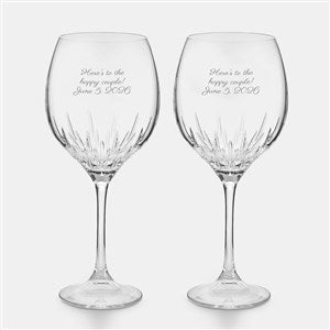 Engraved Vera Wang Duchess Red Wine Pair - 47121