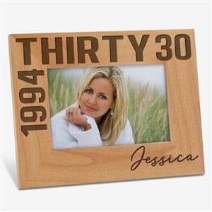 Timeless Birthday Personalized Frame- 4 x 6 - 47232-S