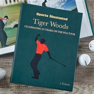 Tiger Woods: Celebrating 25 years on the PGA Tour Personalized Leather Book - 47295D