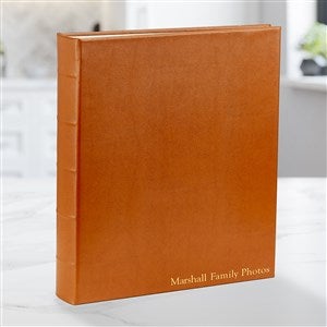 Personalized Large Three-Ring Album-Tan - 47315D-T