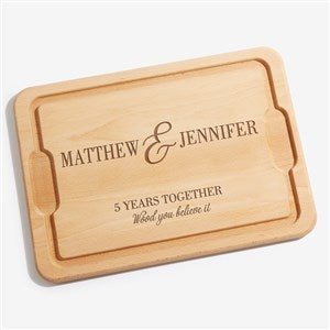 Eternal Love Personalized Hardwood Anniversary Cutting Board - 12x17 - 47319