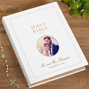 NIV Photo Personalized Wedding Holy Bible - 47326