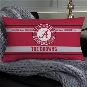 NCAA Alabama Crimson Tide Classic Personalized Lumbar Throw Pillow - 47346-LB