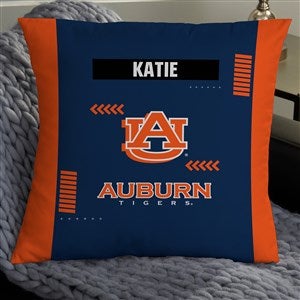 NCAA Auburn Tigers Classic Personalized 18 Throw Pillow - 47348-L