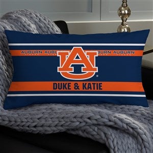 NCAA Auburn Tigers Classic Personalized Lumbar Throw Pillow - 47348-LB