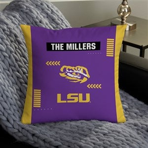 NCAA Louisiana State University Classic Personalized 14" Throw Pillow - 47349-S