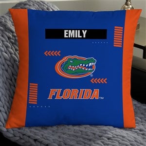 NCAA Florida Gators Classic Personalized 18quot; Throw Pillow - 47362-L