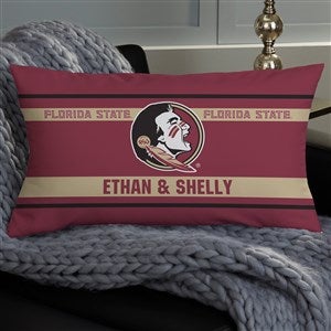 NCAA FSU Seminoles Classic Personalized Lumbar Throw Pillow - 47363-LB