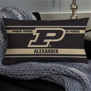 NCAA Purdue Boilermakers Classic Personalized Lumbar Throw Pillow - 47366-LB