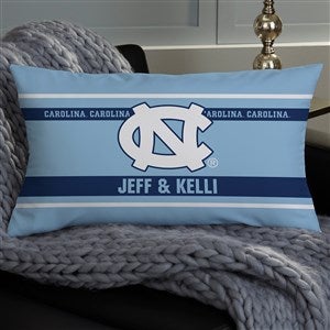 NCAA UNC Tarheels Classic Personalized Lumbar Throw Pillow - 47389-LB