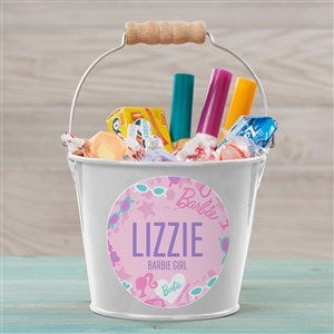 Barbie™ Sweet Vibes Personalized Mini Treat Bucket-White - 47397-W
