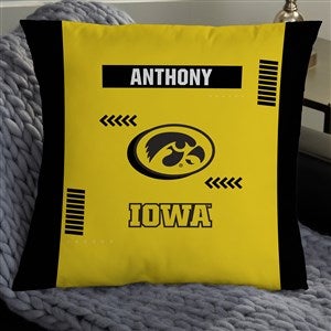 NCAA Iowa Hawkeyes Classic Personalized 18" Throw Pillow - 47409-L