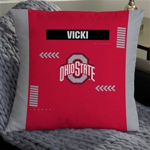 NCAA Ohio State Buckeyes Classic Personalized 18" Throw Pillow - 47410-L