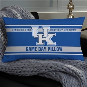 NCAA Kentucky Wildcats Classic Personalized Lumbar Throw Pillow - 47413-LB