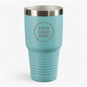Personalized Logo 30 oz. Vacuum Insulated Stainless Steel Tumbler - Teal - 47414-T