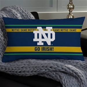 NCAA Notre Dame Fighting Irish Classic Personalized Lumbar Throw Pillow - 47415-LB