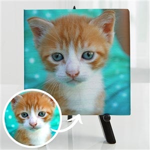 Cartoon Your Pet Portrait Personalized Photo Canvas Print - 8 x 8 - 47419-XSS