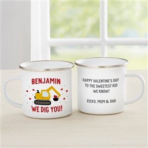 I Dig You Personalized Enamel Mug - 47440