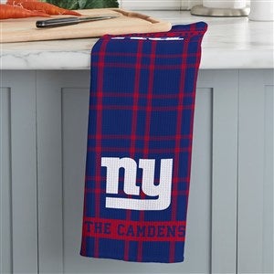 NFL New York Giants Personalized Waffle Weave Kitchen Towel - 47560