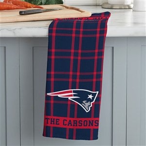 NFL New England Patriots Personalized Waffle Weave Kitchen Towel - 47567