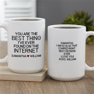 Best Thing Ive Found On The Internet Personalized Coffee Mug - 15 oz - 47581-L