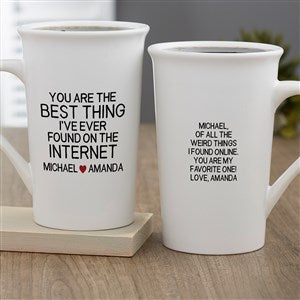 Best Thing Ive Found On The Internet Personalized Latte Mug - 47581-U