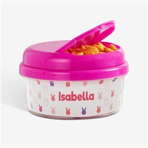 Easter Bunny Personalized Toddler Snack Cup - Pink - 47593-SP