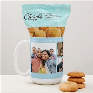 Picture Perfect Personalized Coffee Mug - 4 Photos - with Cheryls Cookies - 47610-4