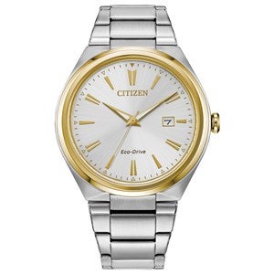Engraved Citizen Eco-Drive 41mm Two-Tone Watch - 47627