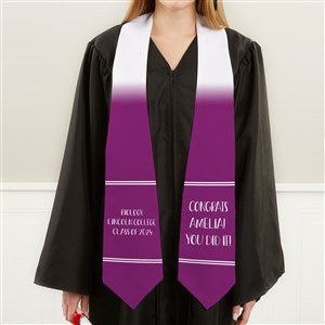 Write Your Own Personalized Graduation Stole - 47659