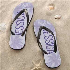 Summer Fun Personalized Adult Flip Flops - 47756