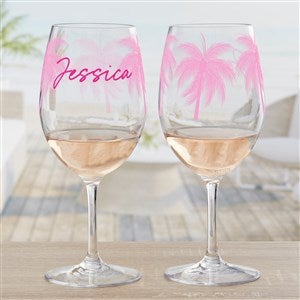Summer Fun Personalized Tritan Unbreakable Stemmed Wine Glass - 47759-R