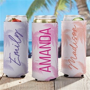 Summer Fun Personalized Slim Can Cooler - 47763