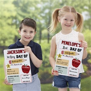 School Memories Personalized Dry Erase Sign - 47767