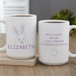 Bunny Face Personalized Coffee Mug - Large - 47794-L