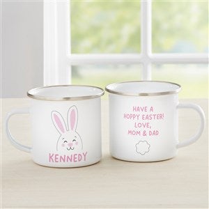 Bunny Face Personalized Kids Enamel Mug - Small - 47795-S