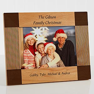 Personalized Wood Picture Frame 5x7 - Create Your Own - 4788-M